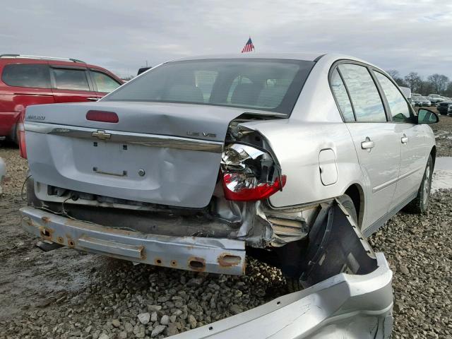 1G1ZT54835F333043 - 2005 CHEVROLET MALIBU LS 银色 照片 4