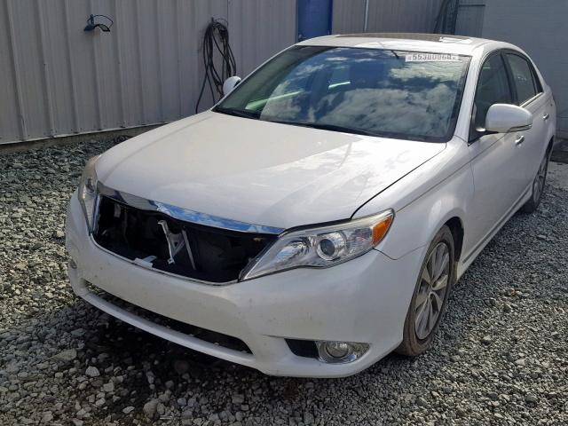 4T1BK3DB4CU456107 - 2012 TOYOTA AVALON BAS WHITE photo 2