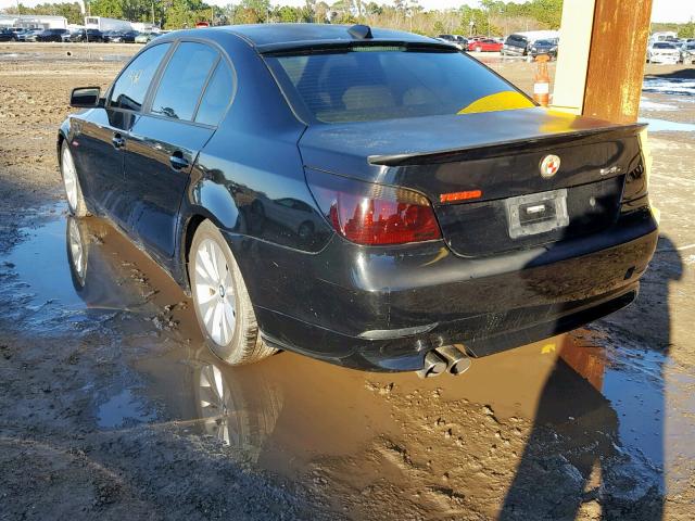 WBANB33594B108200 - 2004 BMW 545 I BLACK photo 3