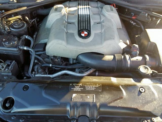 WBANB33594B108200 - 2004 BMW 545 I BLACK photo 7