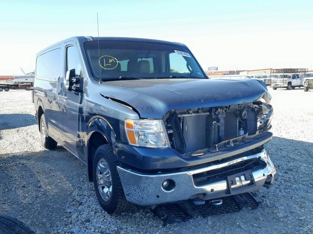 5BZAF0AA9DN202919 - 2013 NISSAN NV 3500 BLUE photo 1