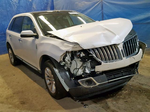 2LMDJ8JK5BBJ30421 - 2011 LINCOLN MKX WHITE photo 1