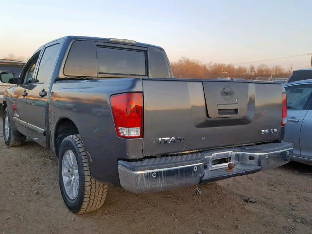 1N6AA0EK5AN316104 - 2010 NISSAN TITAN XE GRAY photo 3