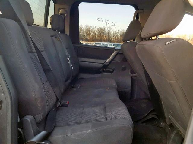 1N6AA0EK5AN316104 - 2010 NISSAN TITAN XE GRAY photo 6