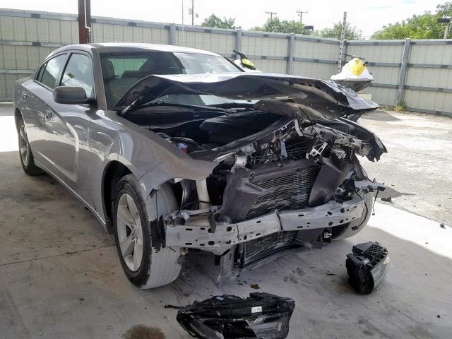 2C3CDXHG0GH179016 - 2016 DODGE CHARGER SX SILVER photo 1