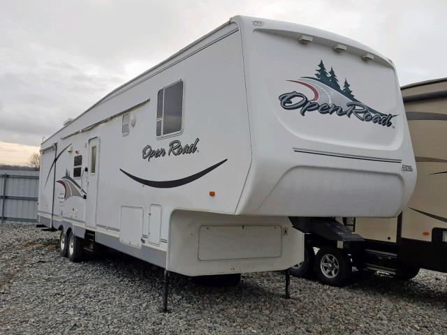 5L4FR402X51007766 - 2005 OPEN 5TH WHEEL WHITE photo 1