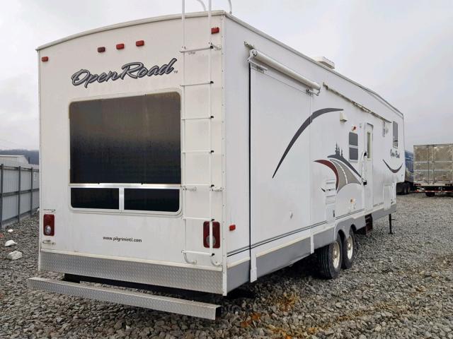 5L4FR402X51007766 - 2005 OPEN 5TH WHEEL WHITE photo 4