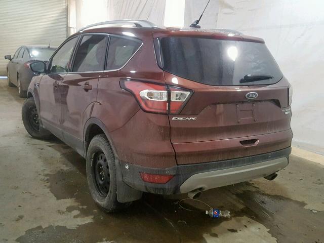 1FMCU9J91JUB94076 - 2018 FORD ESCAPE TIT BROWN photo 3