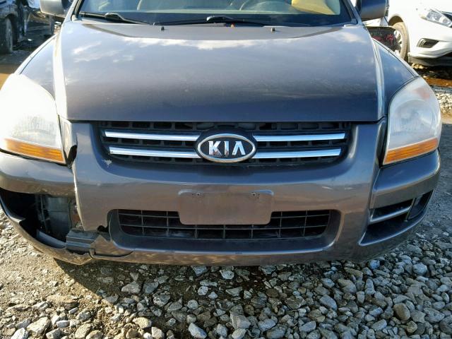 KNDJF724067292793 - 2006 KIA NEW SPORTA BROWN photo 7