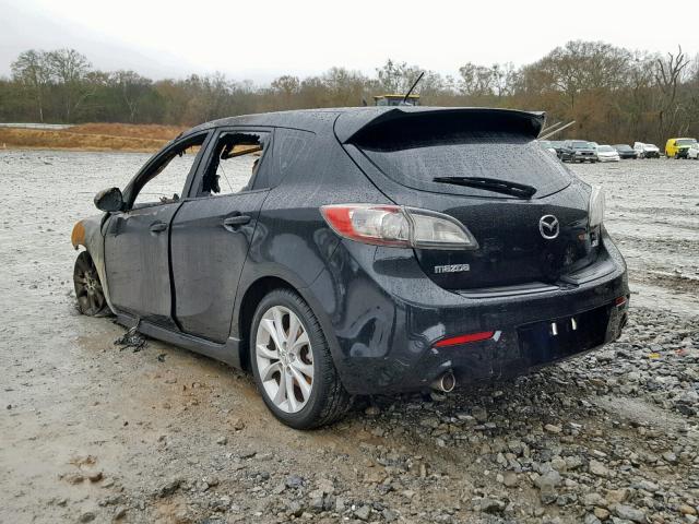 JM1BL1H63A1284525 - 2010 MAZDA 3 S BLACK photo 3