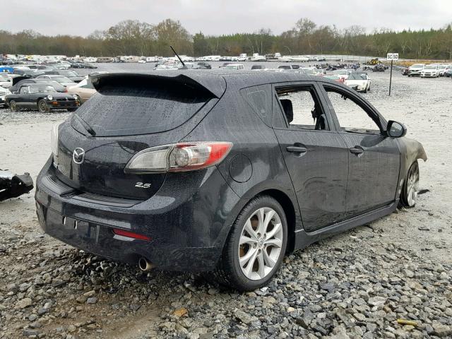 JM1BL1H63A1284525 - 2010 MAZDA 3 S BLACK photo 4