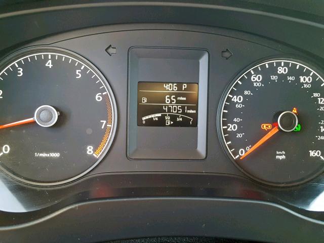 3VW2K7AJ6EM312375 - 2014 VOLKSWAGEN JETTA BASE Շագանակագույն լուսանկար 8