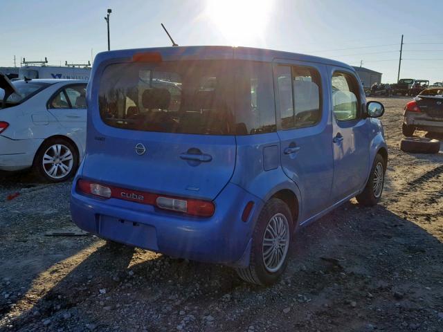 JN8AZ2KR7DT302900 - 2013 NISSAN CUBE S BLUE photo 4