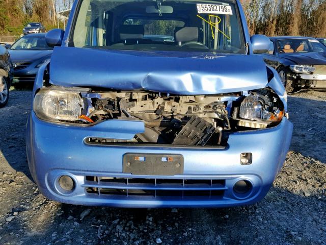 JN8AZ2KR7DT302900 - 2013 NISSAN CUBE S BLUE photo 9