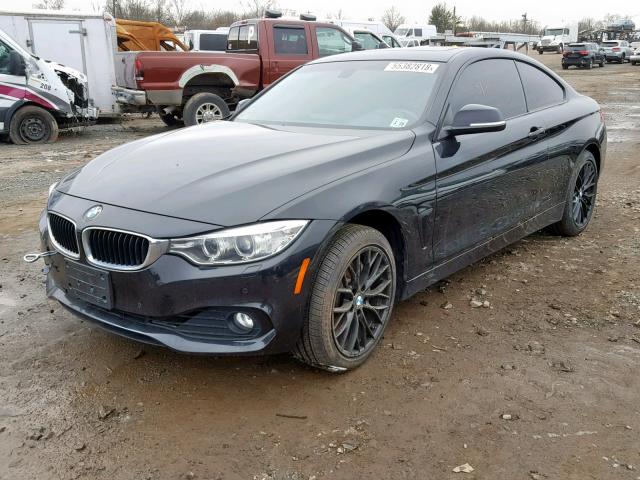 WBA3R5C52FF785342 - 2015 BMW 435 XI BLACK photo 2