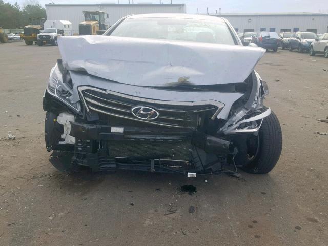 5NPE34AFXFH016161 - 2015 HYUNDAI SONATA SPO SILVER photo 7