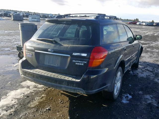 4S4BP61C357305826 - 2005 SUBARU LEGACY OUT BLACK photo 4