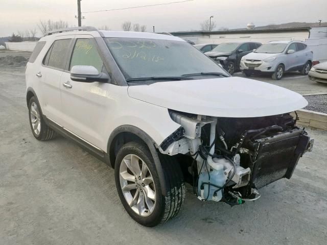 1FMHK8F83BGA24081 - 2011 FORD EXPLORER L WHITE photo 1