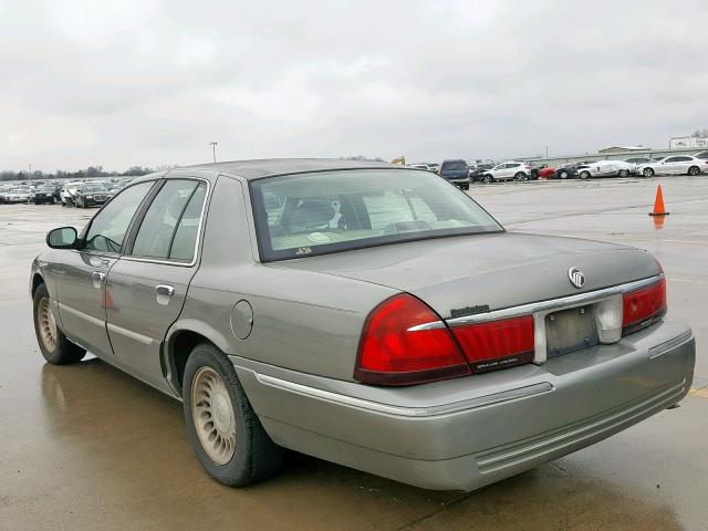 2MEFM75W5YX743446 - 2000 MERCURY GRAND MARQ GREEN photo 3