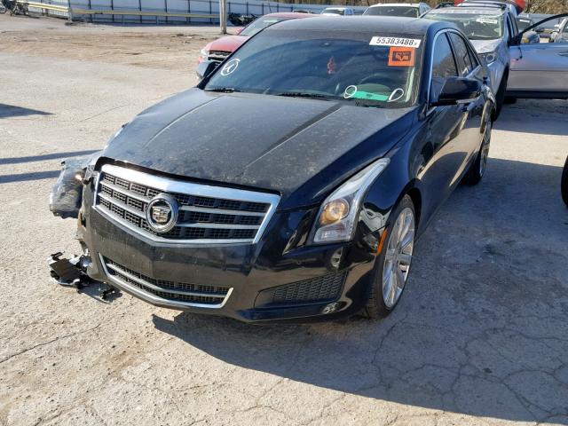 1G6AB5RA3D0116485 - 2013 CADILLAC ATS LUXURY BLACK photo 2