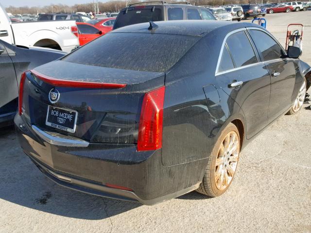 1G6AB5RA3D0116485 - 2013 CADILLAC ATS LUXURY BLACK photo 4