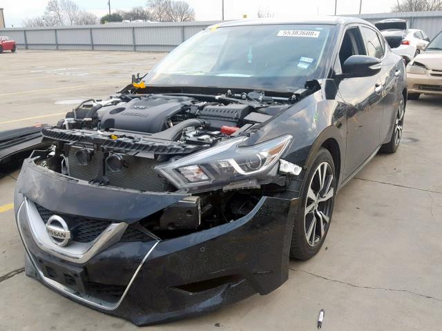 1N4AA6AP8HC407225 - 2017 NISSAN MAXIMA 3.5 BLACK photo 2