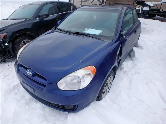 KMHCN35C28U080260 - 2008 HYUNDAI ACCENT BAS BLUE photo 2