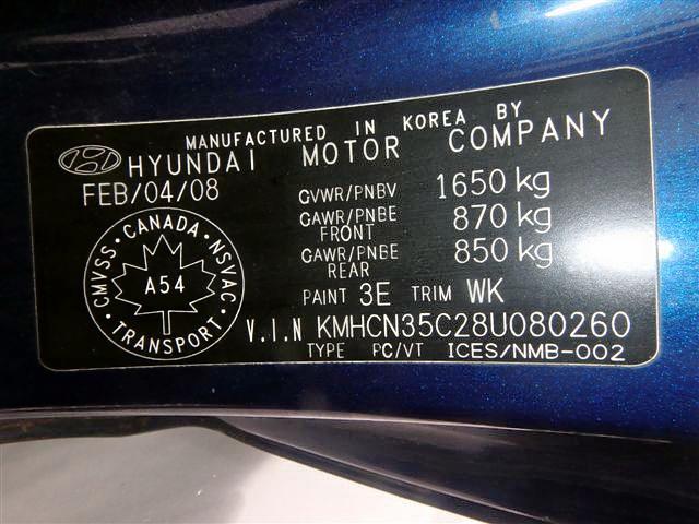 KMHCN35C28U080260 - 2008 HYUNDAI ACCENT BAS BLUE photo 9