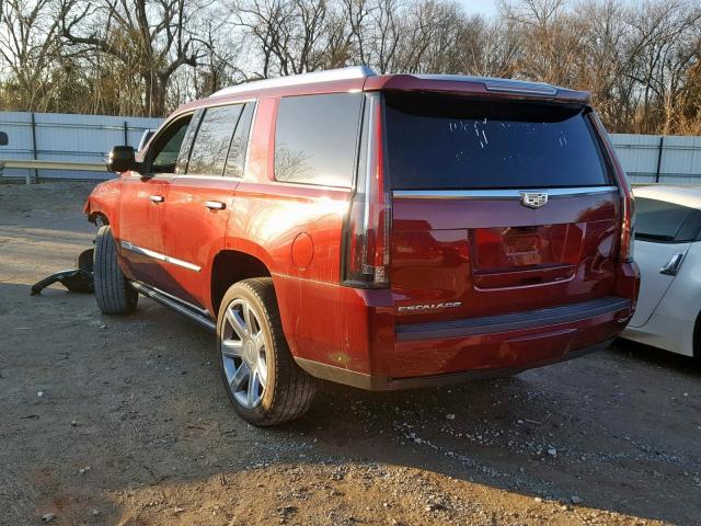 1GYS4DKJ3HR357216 - 2017 CADILLAC ESCALADE P MAROON photo 3