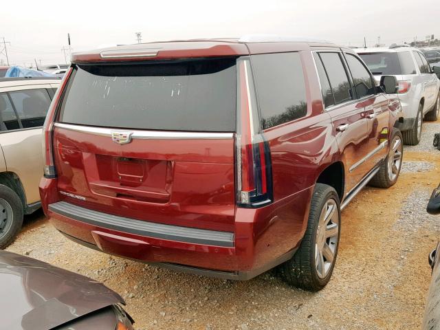 1GYS4DKJ3HR357216 - 2017 CADILLAC ESCALADE P MAROON photo 4