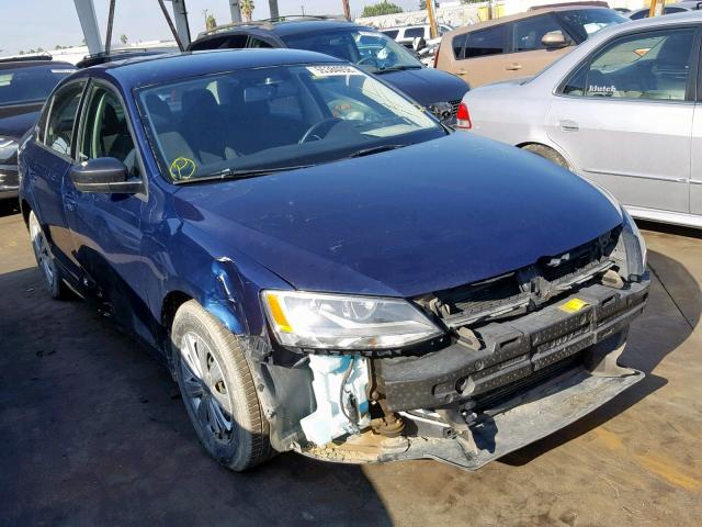 3VW1K7AJ4CM427355 - 2012 VOLKSWAGEN JETTA BASE 蓝色 照片 1