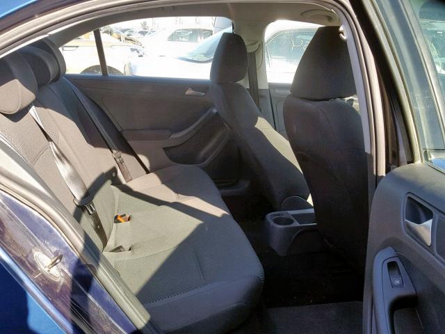 3VW1K7AJ4CM427355 - 2012 VOLKSWAGEN JETTA BASE 蓝色 照片 6