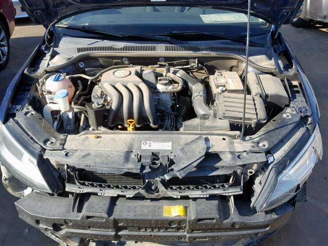 3VW1K7AJ4CM427355 - 2012 VOLKSWAGEN JETTA BASE 蓝色 照片 7