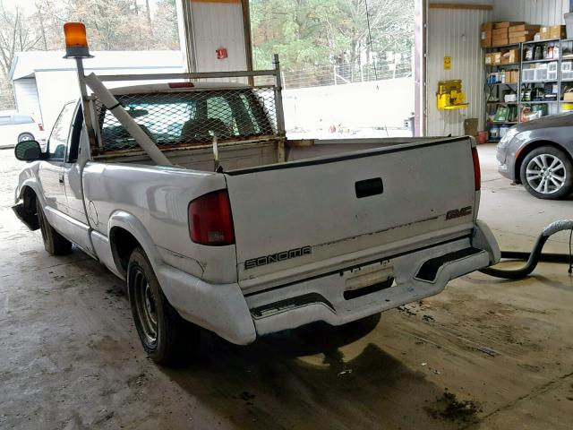 1GTCS19Z6S8508718 - 1995 GMC SONOMA WHITE photo 3