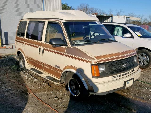 1GCDM15Z9MB120893 - 1991 CHEVROLET ASTRO BROWN photo 1