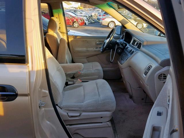 2HKRL18561H619727 - 2001 HONDA ODYSSEY LX GOLD photo 5