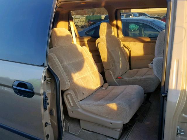 2HKRL18561H619727 - 2001 HONDA ODYSSEY LX GOLD photo 6