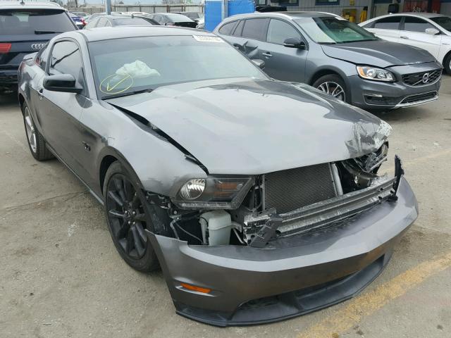 1ZVBP8CF5E5221930 - 2014 FORD MUSTANG GT GRAY photo 1