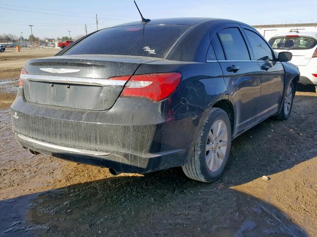 1C3CCBBG3CN106822 - 2012 CHRYSLER 200 TOURIN BLACK photo 4