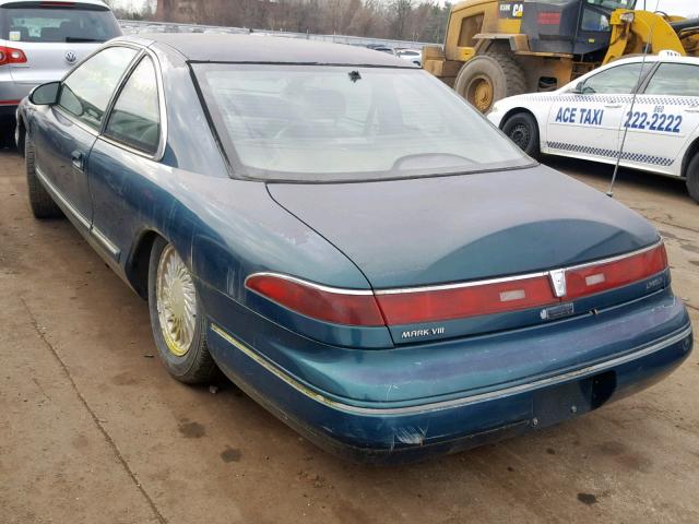 1LNLM91V9PY612379 - 1993 LINCOLN MARK VIII GREEN photo 3