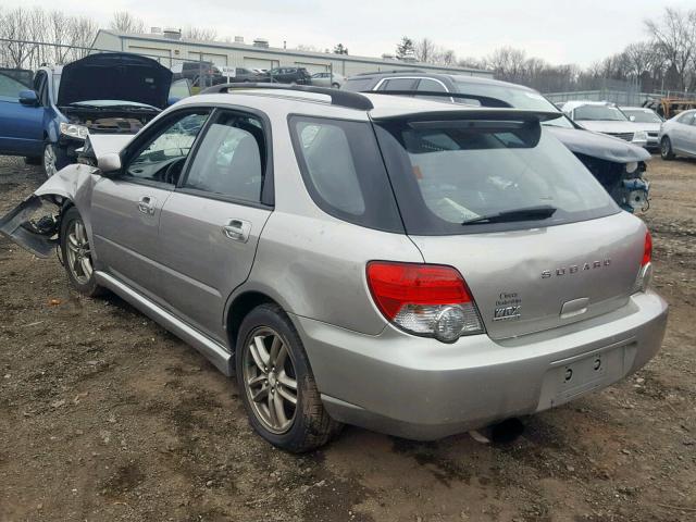 JF1GG29615H817599 - 2005 SUBARU IMPREZA WR SILVER photo 3