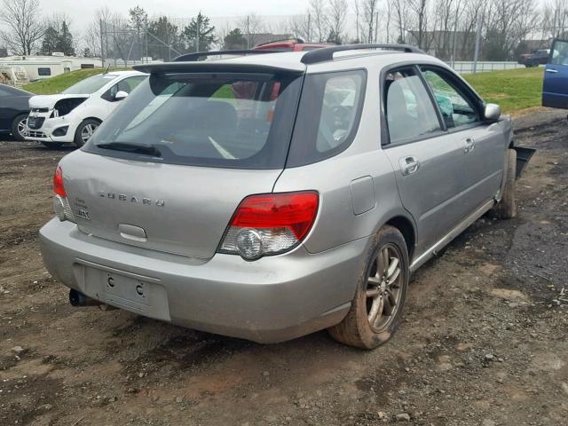 JF1GG29615H817599 - 2005 SUBARU IMPREZA WR SILVER photo 4