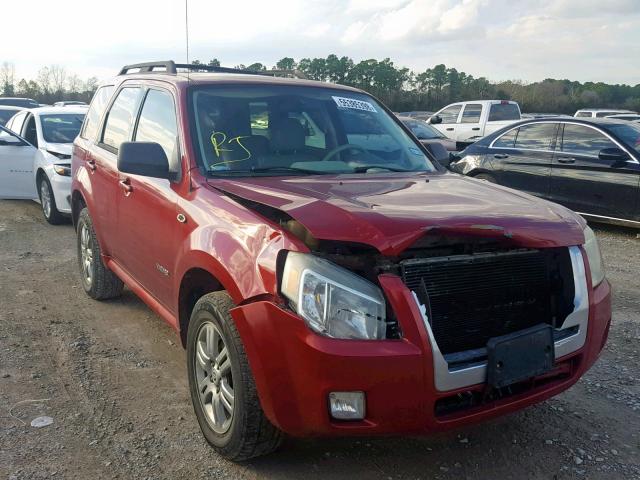 4M2CU81138KJ23857 - 2008 MERCURY MARINER MAROON photo 1