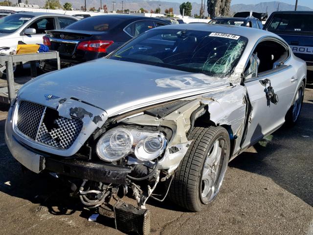 SCBCR63W46C036533 - 2006 BENTLEY CONTINENTA SILVER photo 2