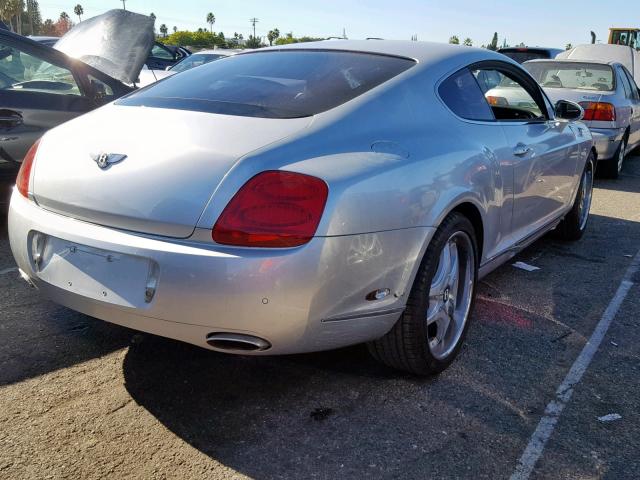 SCBCR63W46C036533 - 2006 BENTLEY CONTINENTA SILVER photo 4