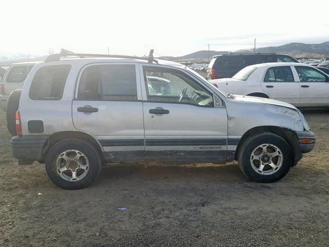 2CNBJ13C9Y6940149 - 2000 CHEVROLET TRACKER GRAY photo 9