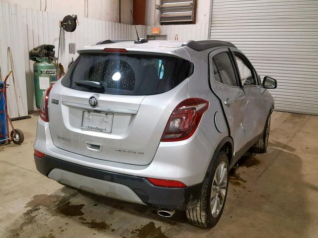 KL4CJASB8JB598630 - 2018 BUICK ENCORE PRE SILVER photo 4