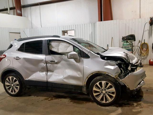 KL4CJASB8JB598630 - 2018 BUICK ENCORE PRE SILVER photo 9