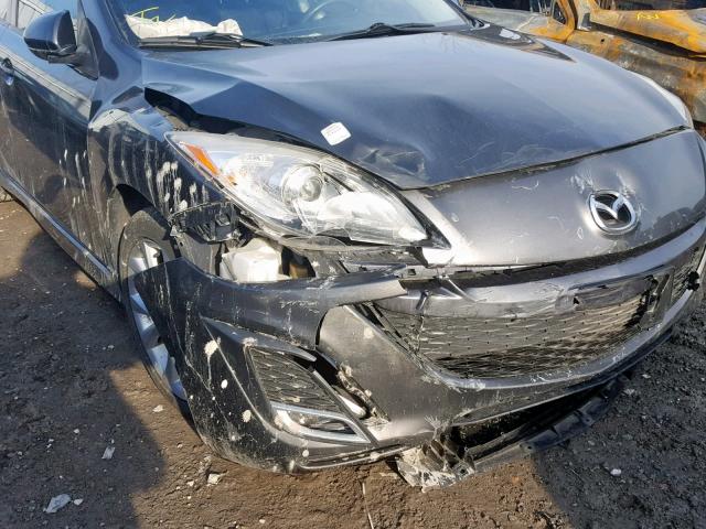 JM1BL1H59A1120879 - 2010 MAZDA 3 S GRAY photo 9