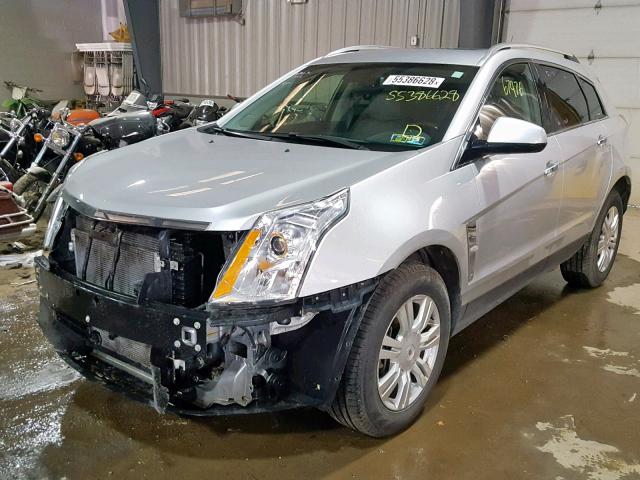 3GYFNDEY6BS669736 - 2011 CADILLAC SRX LUXURY SILVER photo 2